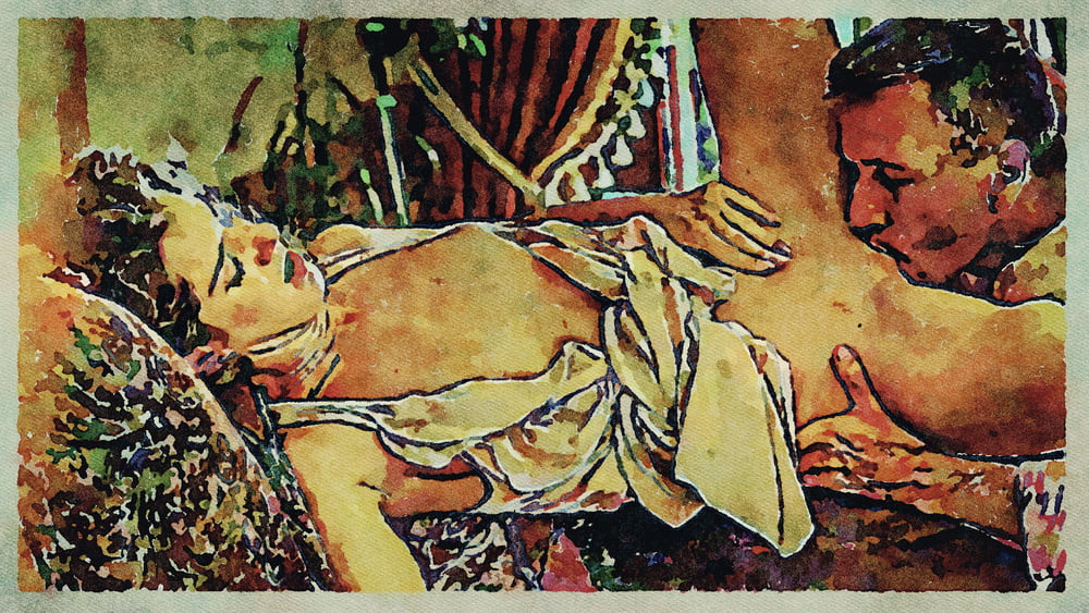Erotic Digital Watercolor Art 4th July 2020 #91333506