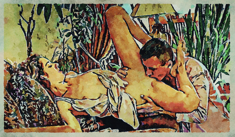 Erotic Digital Watercolor Art 4th July 2020 #91333508