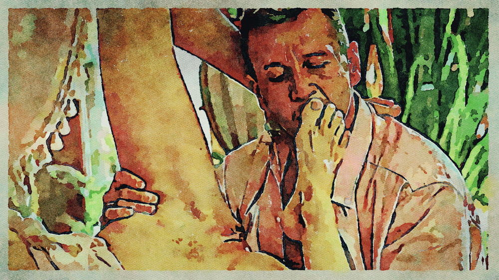 Erotic Digital Watercolor Art 4th July 2020 #91333512