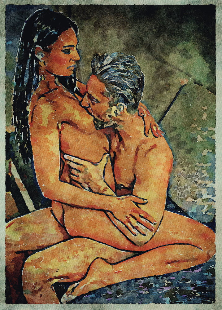 Erotic digital watercolor art 4 juillet 2020
 #91333547