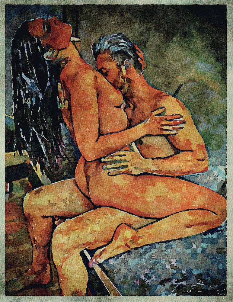 Erotic Digital Watercolor Art 4th July 2020 #91333549