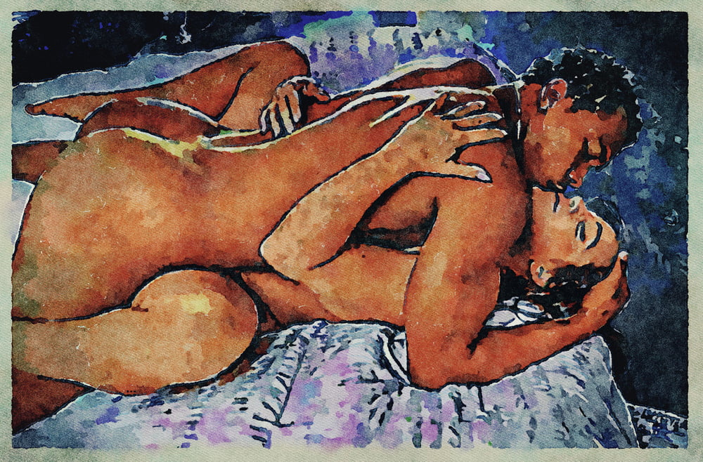 Erotic Digital Watercolor Art 4th July 2020 #91333621
