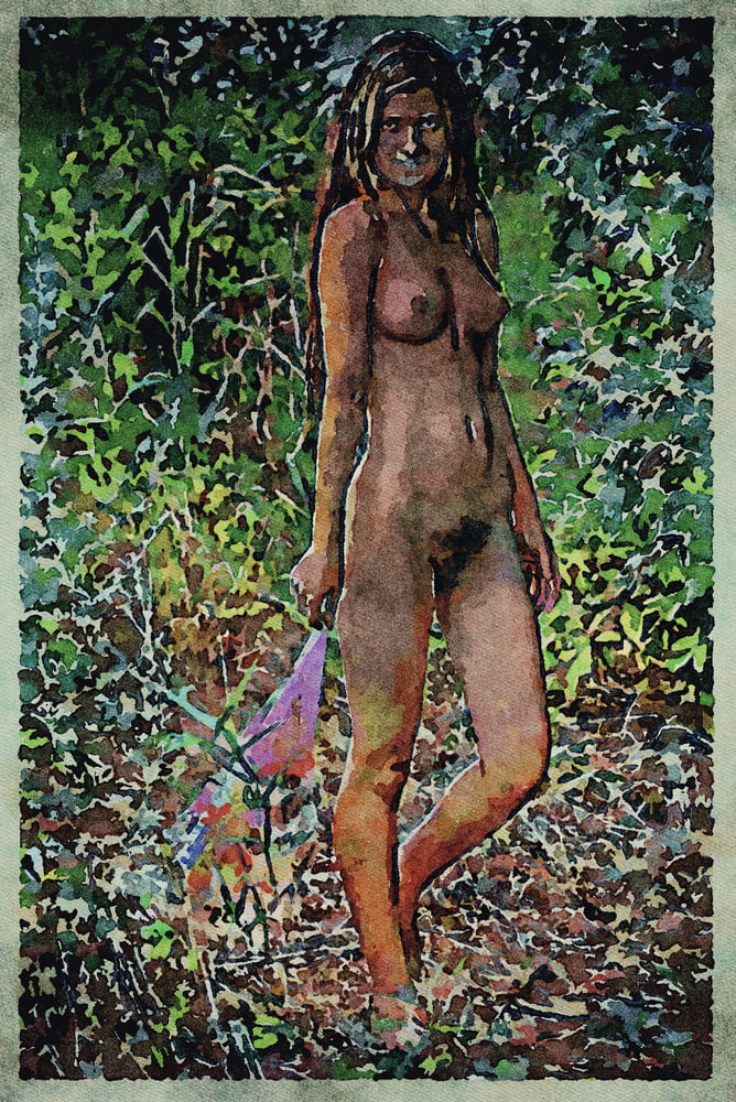 Erotic Digital Watercolor Art 4th July 2020 #91333683