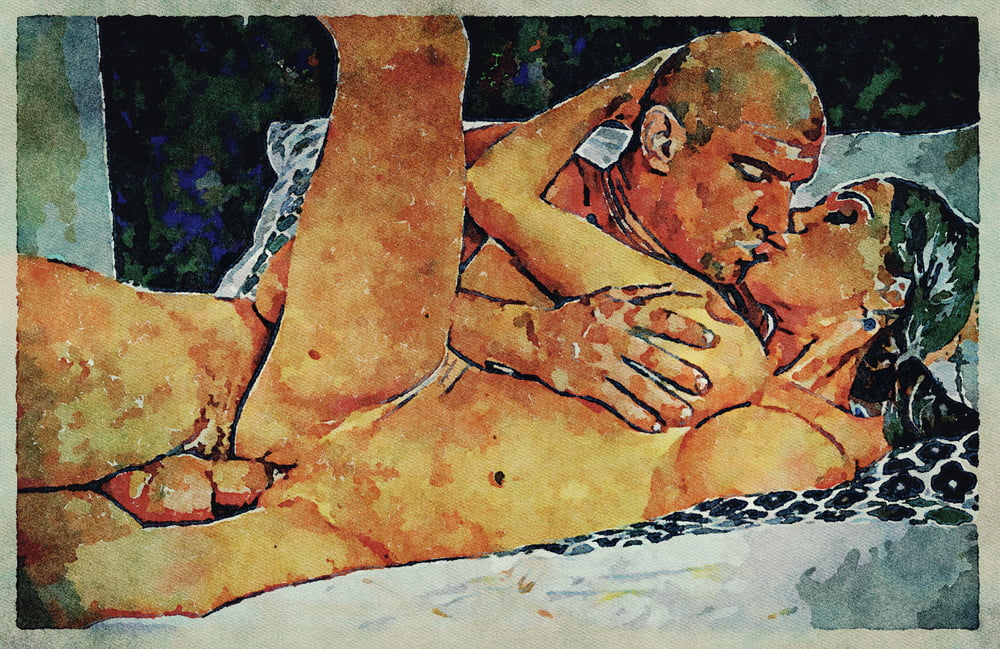 Erotic Digital Watercolor Art 4th July 2020 #91333834
