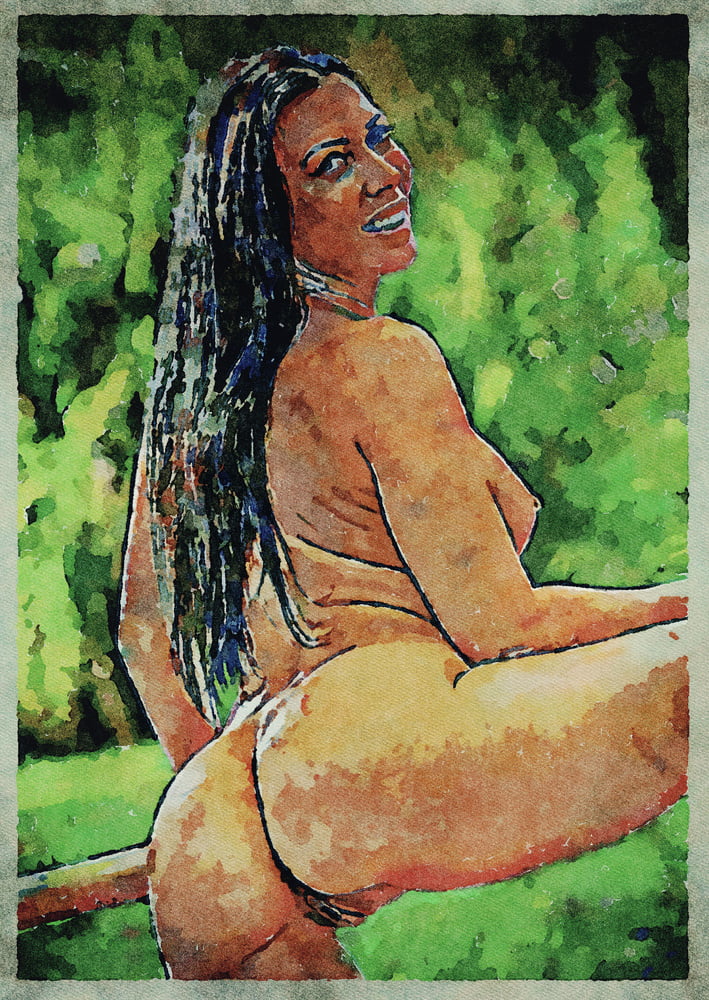 Erotic digital watercolor art 4 juillet 2020
 #91333857