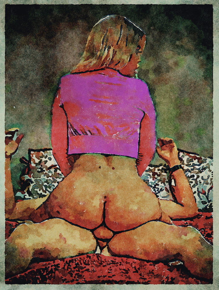 Erotic Digital Watercolor Art 4th July 2020 #91333865