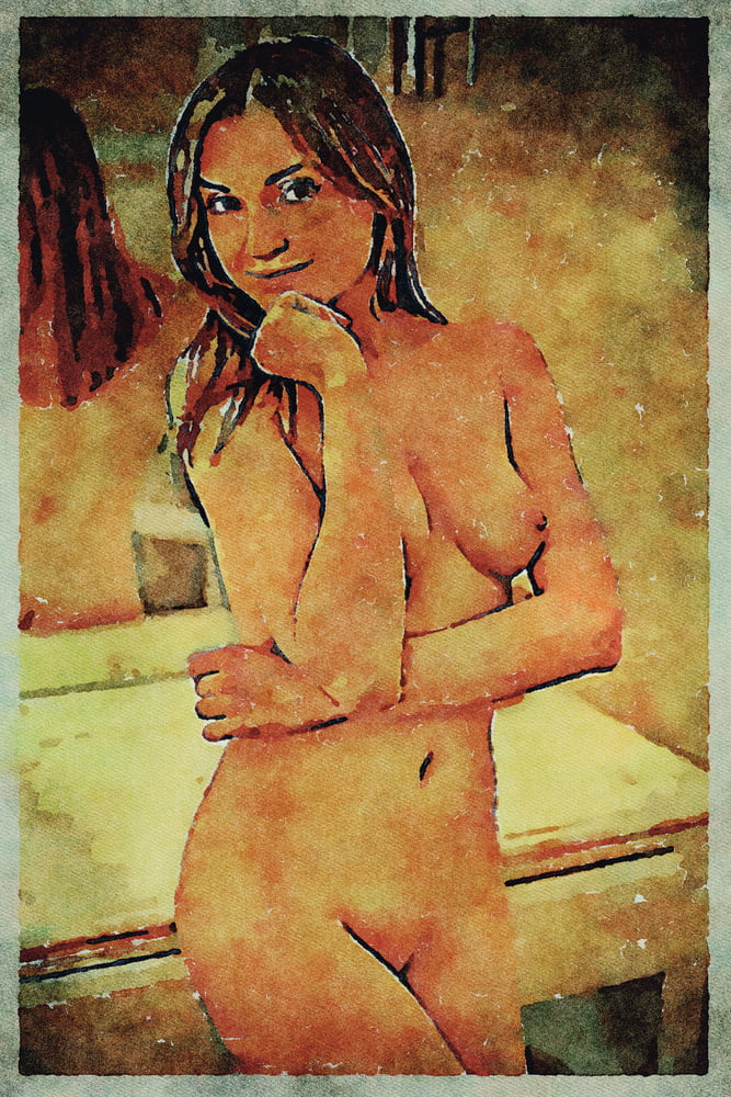 Erotic Digital Watercolor Art 4th July 2020 #91333911