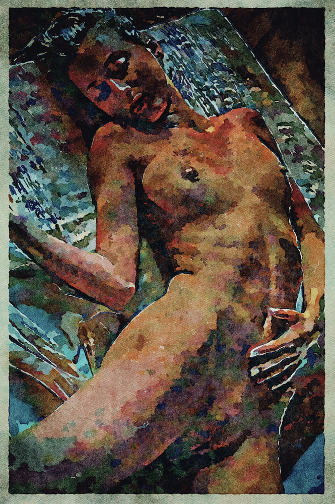 Erotic digital watercolor art 4 juillet 2020
 #91333931