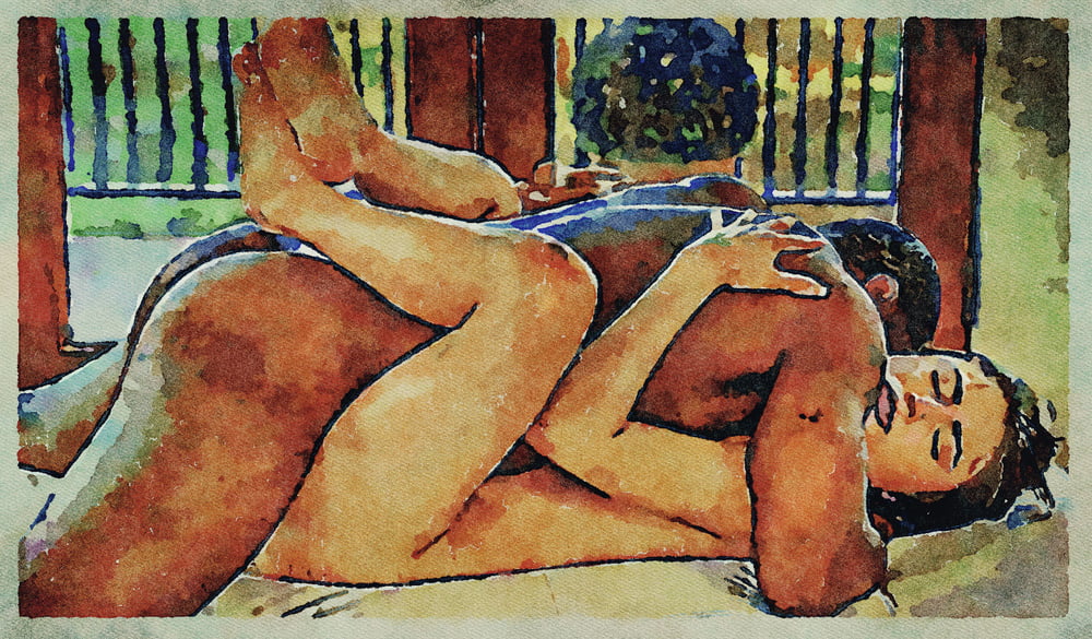 Erotic Digital Watercolor Art 4th July 2020 #91333986