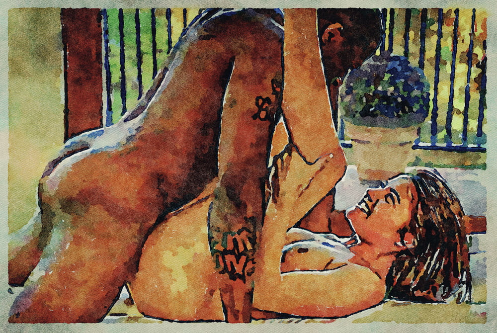 Erotic Digital Watercolor Art 4th July 2020 #91333988