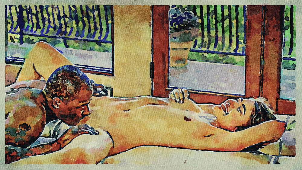 Erotic Digital Watercolor Art 4th July 2020 #91333990
