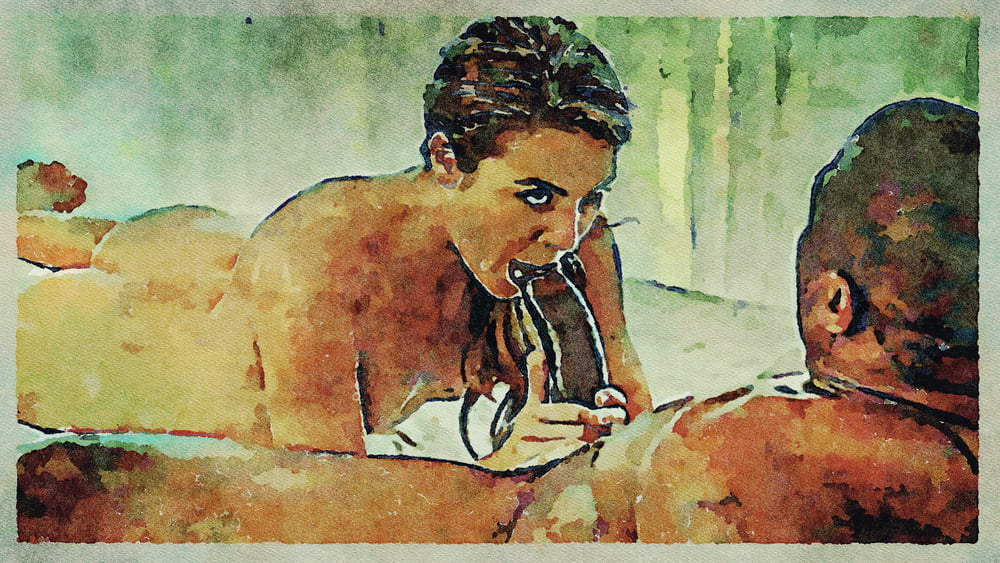 Erotic Digital Watercolor Art 4th July 2020 #91334004