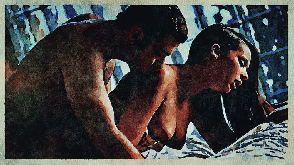 Erotic Digital Watercolor Art 4th July 2020 #91334017