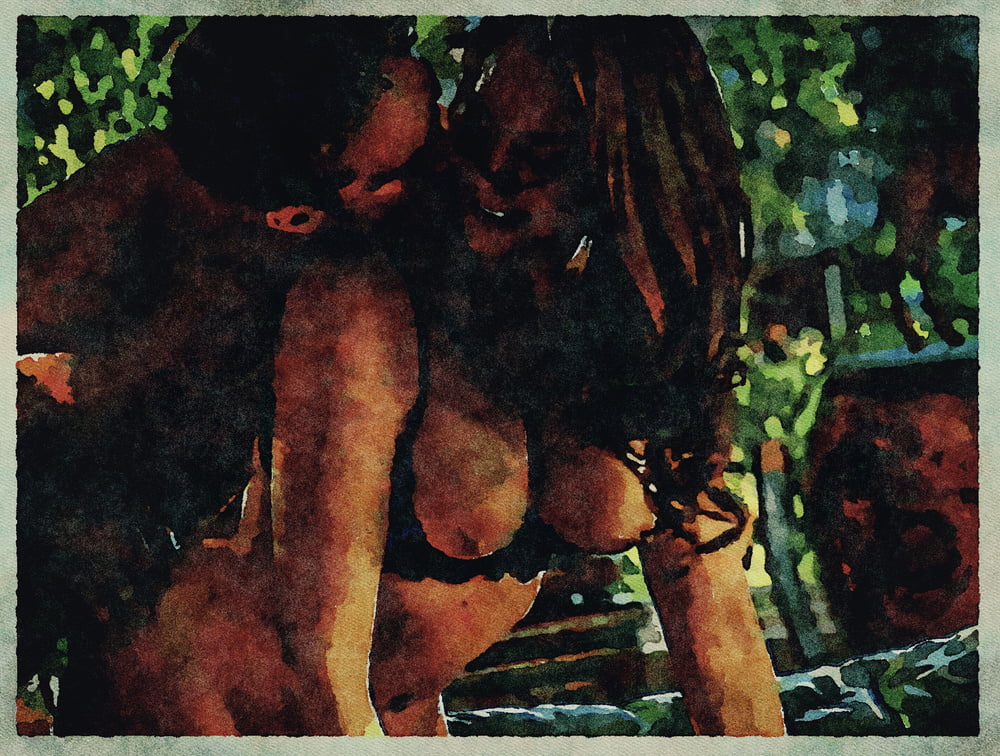 Erotic Digital Watercolor Art 4th July 2020 #91334023