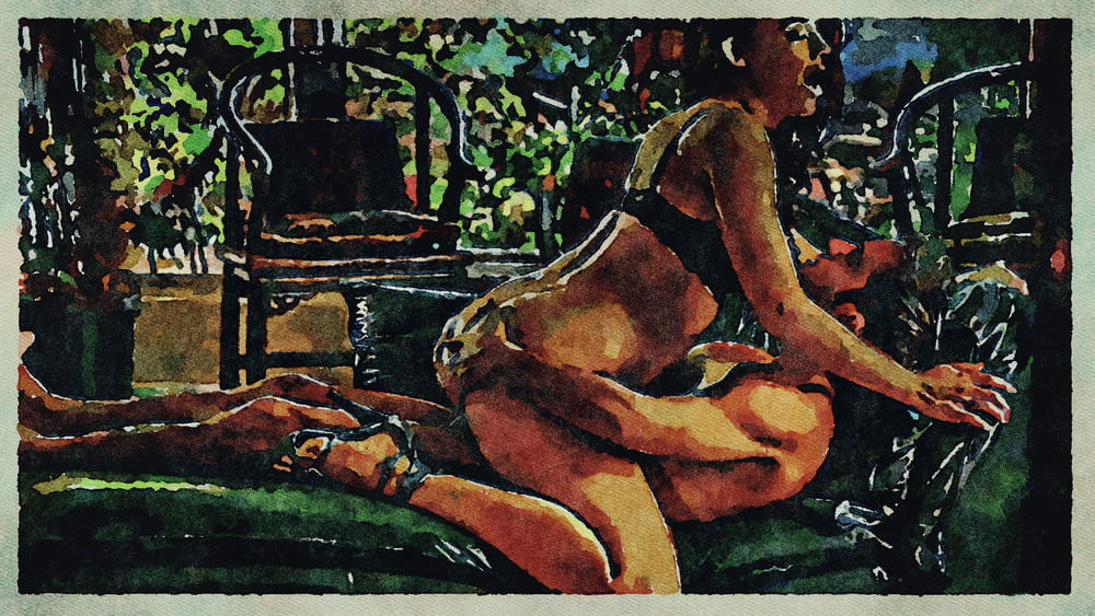 Erotic Digital Watercolor Art 4th July 2020 #91334027