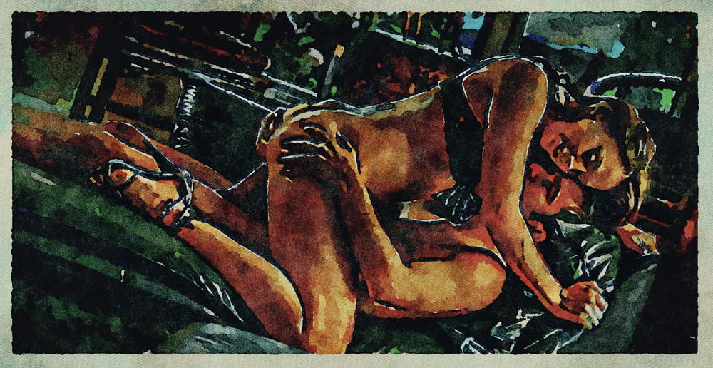 Erotic Digital Watercolor Art 4th July 2020 #91334030