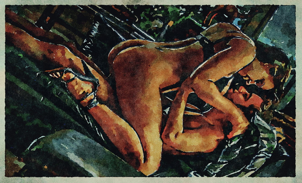 Erotic Digital Watercolor Art 4th July 2020 #91334035
