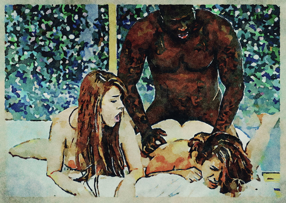 Erotic Digital Watercolor Art 4th July 2020 #91334052