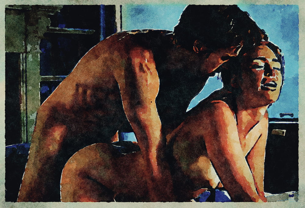 Erotic Digital Watercolor Art 4th July 2020 #91334071