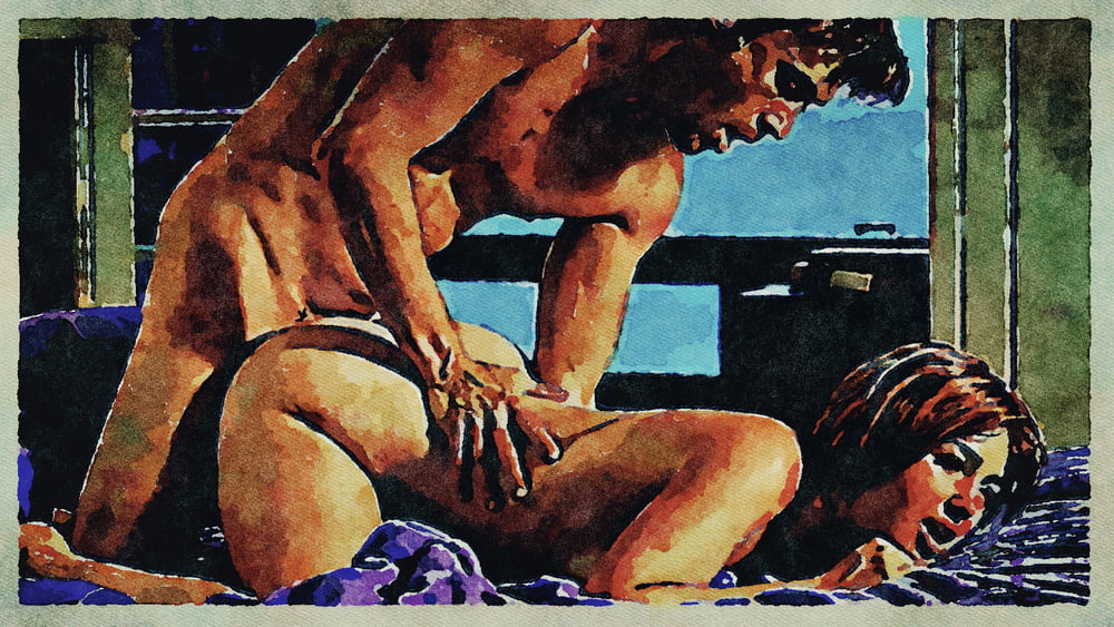 Erotic Digital Watercolor Art 4th July 2020 #91334072