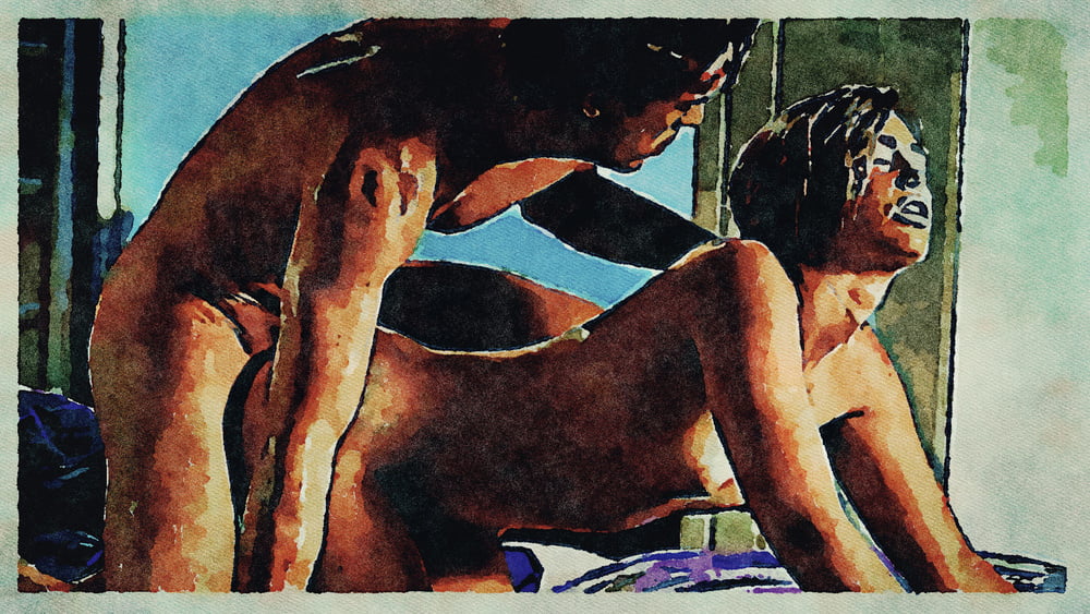 Erotic Digital Watercolor Art 4th July 2020 #91334074