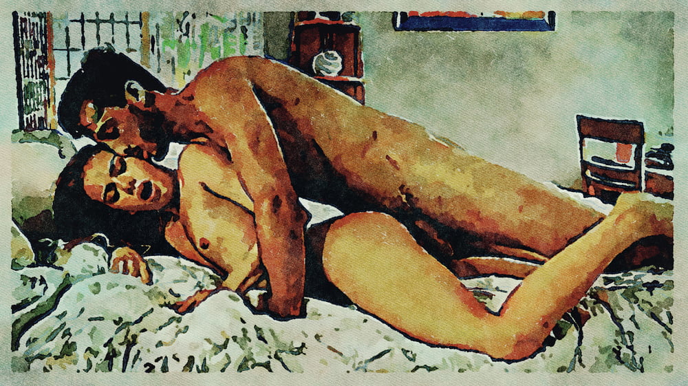 Erotic Digital Watercolor Art 4th July 2020 #91334140