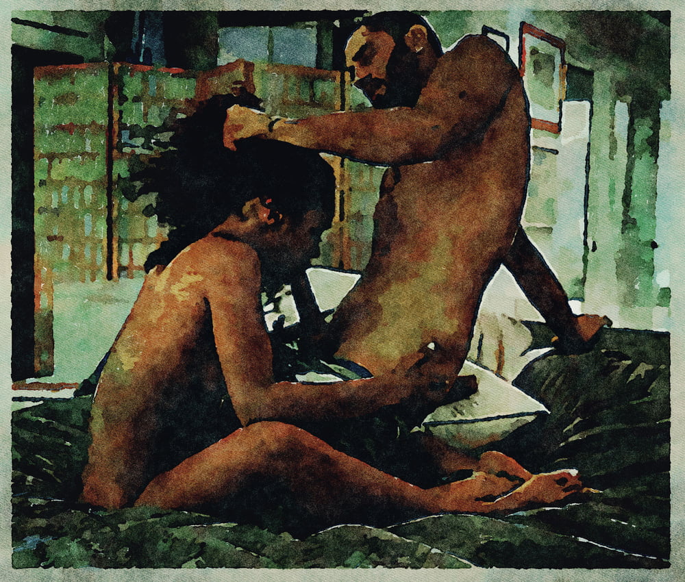 Erotic Digital Watercolor Art 4th July 2020 #91334145