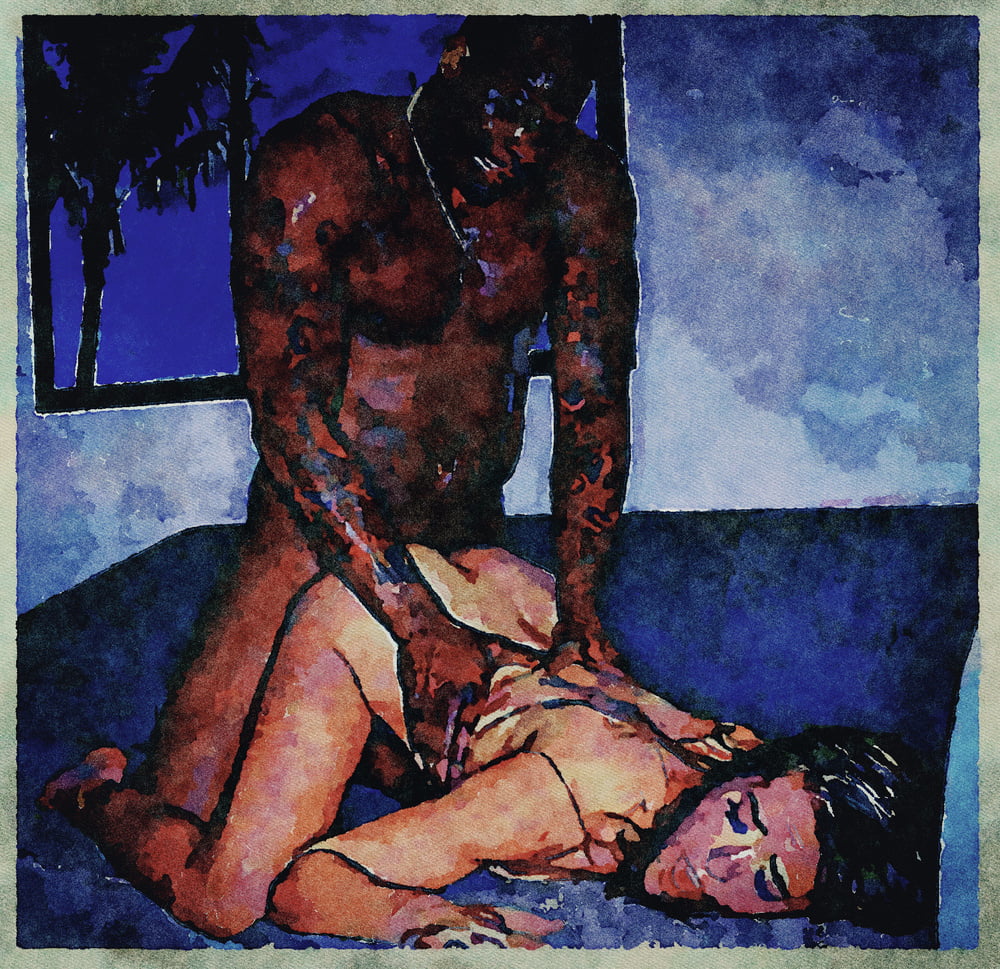 Erotic digital watercolor art 4 juillet 2020
 #91334157