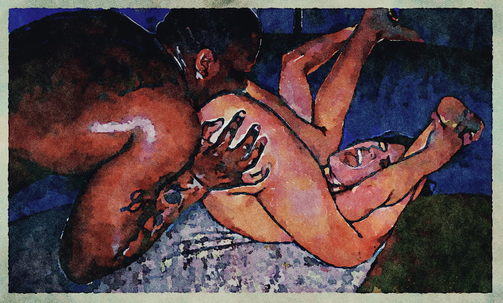 Erotic Digital Watercolor Art 4th July 2020 #91334158
