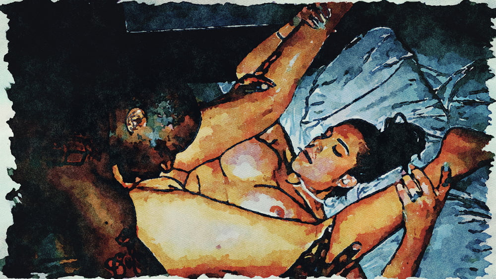 Erotic digital watercolor art 4 juillet 2020
 #91334166