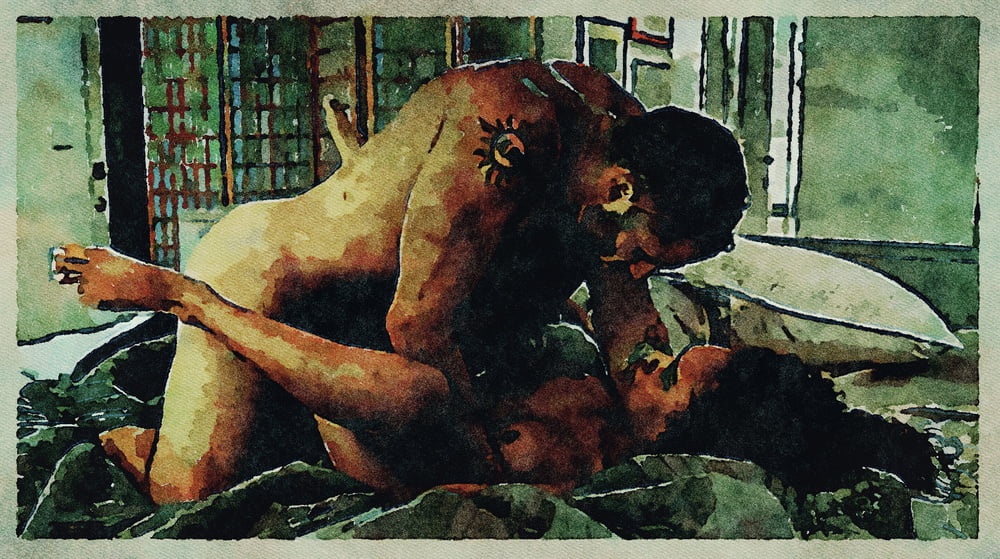 Erotic Digital Watercolor Art 4th July 2020 #91334173