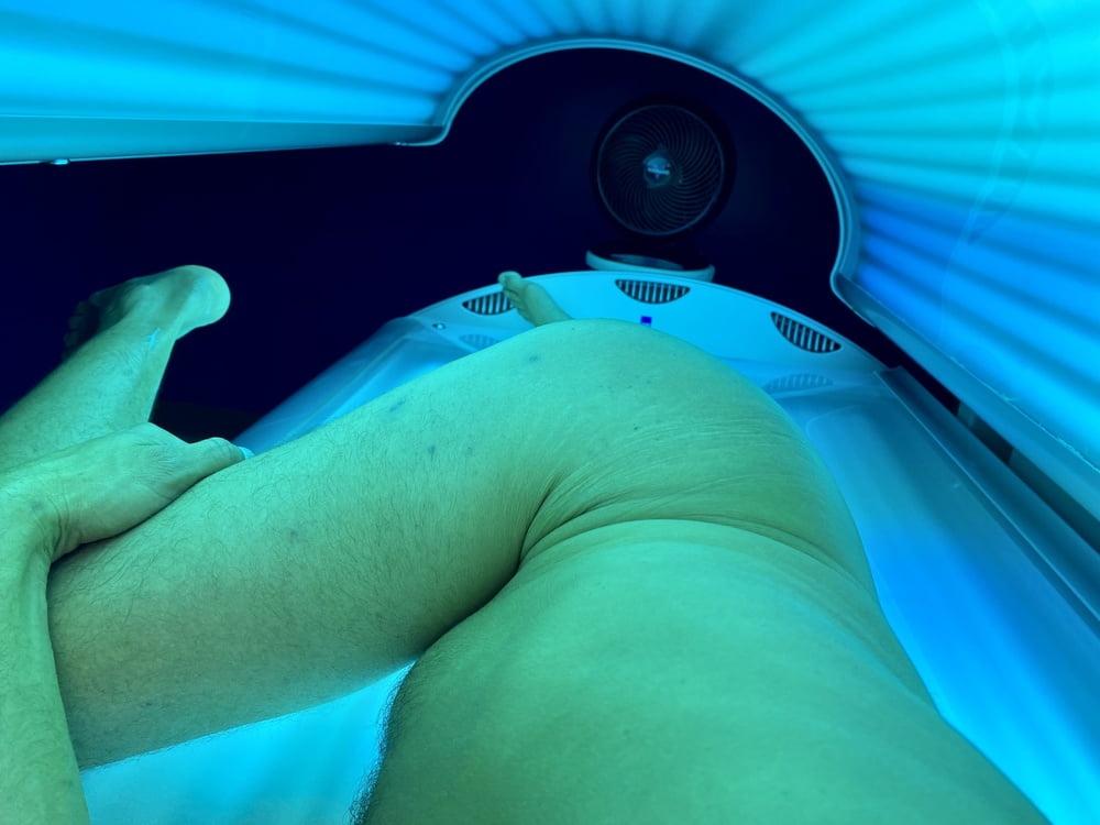 Being a horny slut in public tanning bed and at home today #106845376