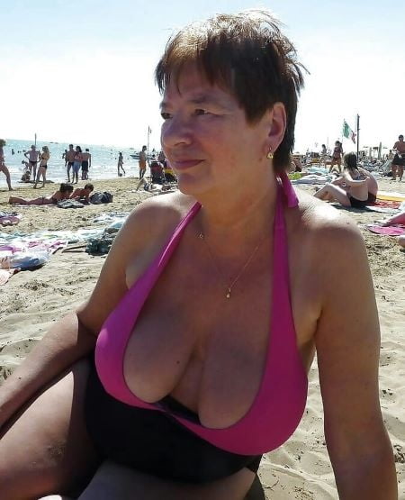 Mature ladies at the beach 3 #104010647