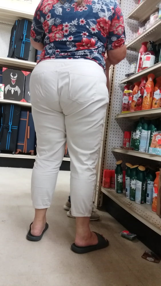 Mature pawg white jeans #90688075