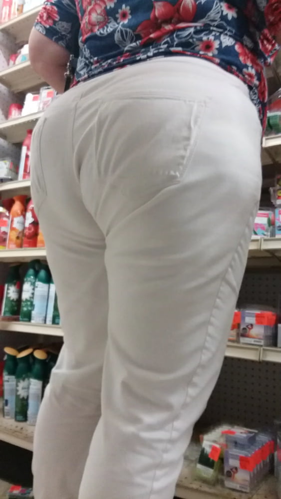 Mature pawg white jeans #90688079