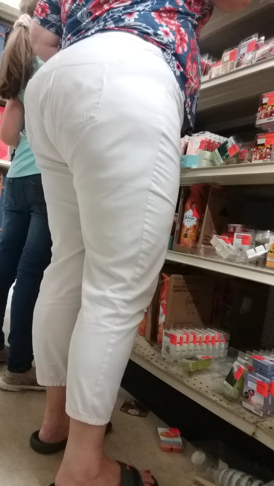 Mature pawg white jeans #90688094