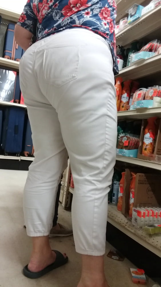 Mature pawg white jeans #90688103