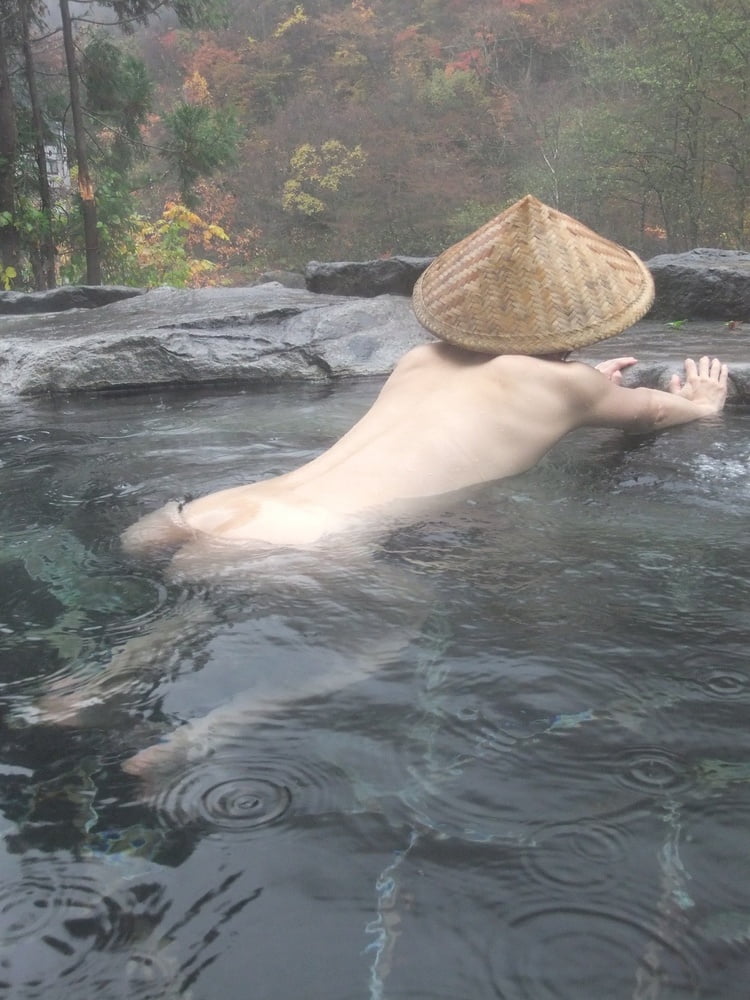 Japanese wife Shizuko outdoor bathing #003 #92958107
