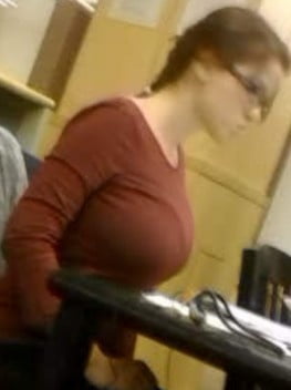Nerd glasses wearing females with big tits#2
 #97273439