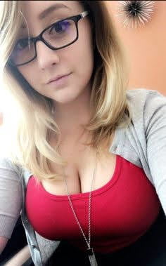Nerd glasses wearing females with big tits#2
 #97273445