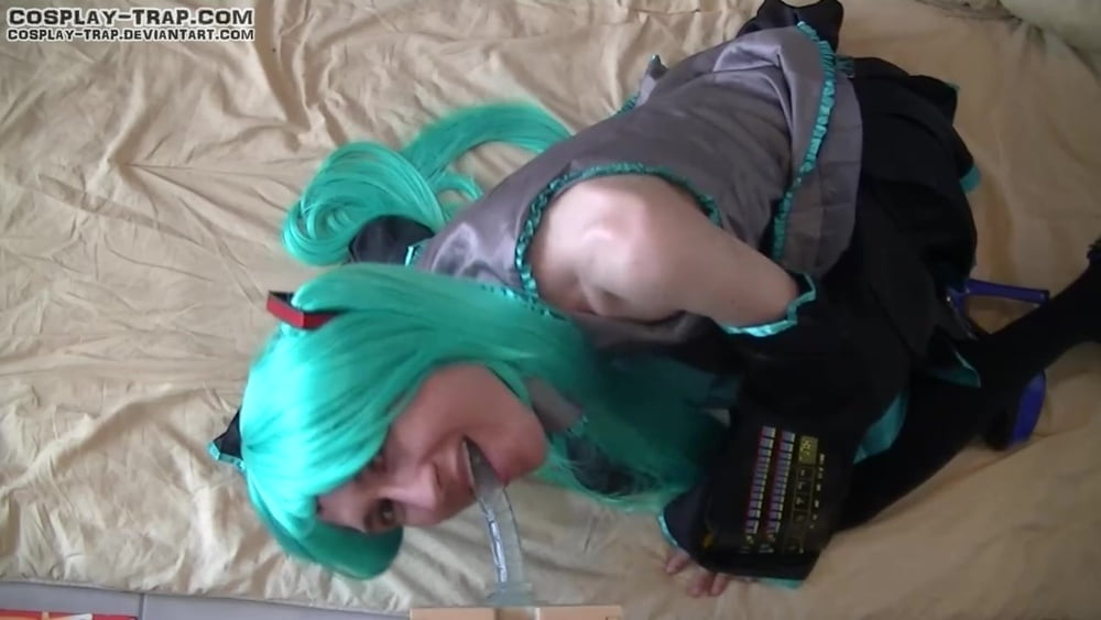 Crossdress cosplay Miku POV action #107002037