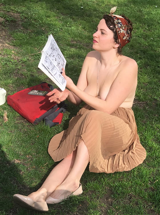 Wank Bank Pic Dump 23 - Topless Book Readers Special #95519363