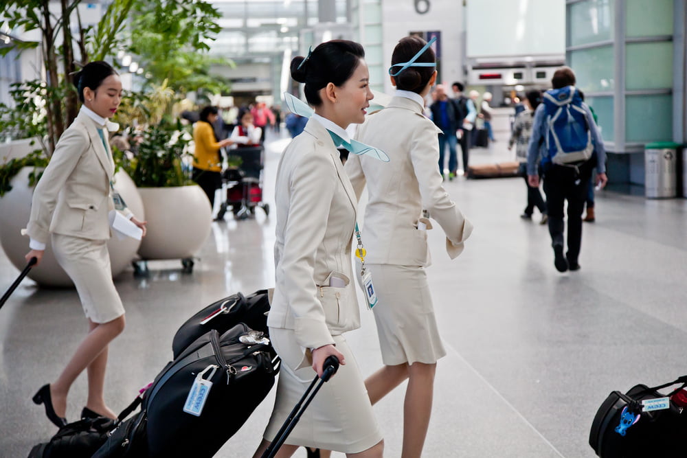 Korean air hostesses #100008416