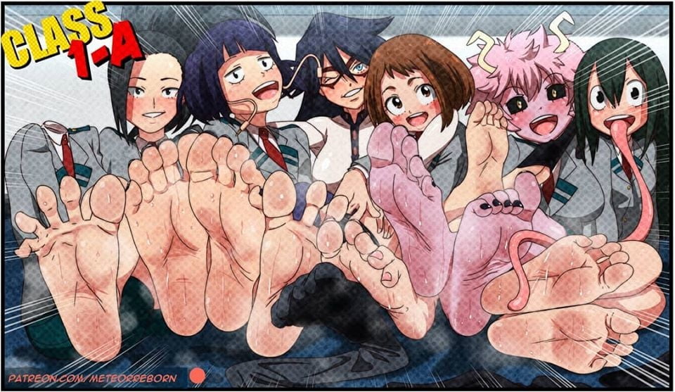 Anime and Cartoon Girls Feet #92553058