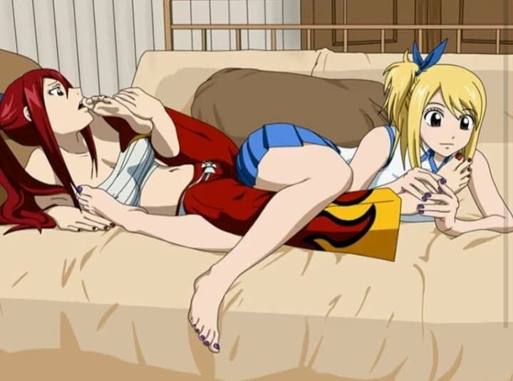 Piedi di ragazze Anime e cartoni animati
 #92553395