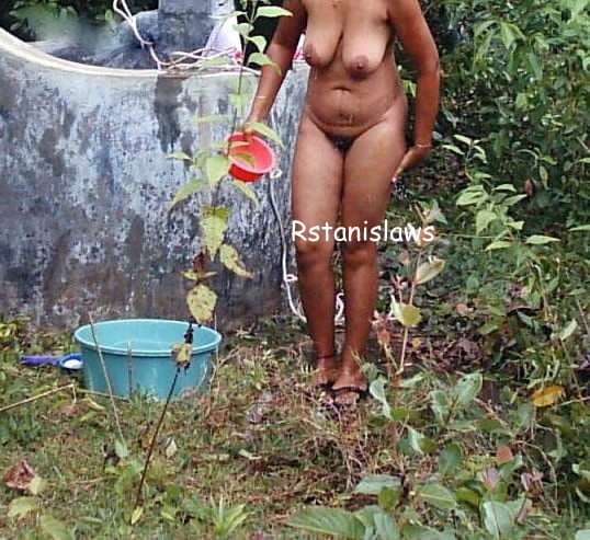 Hot voyeur pics of a busty Sri Lankan wife bathing and showi #80413800