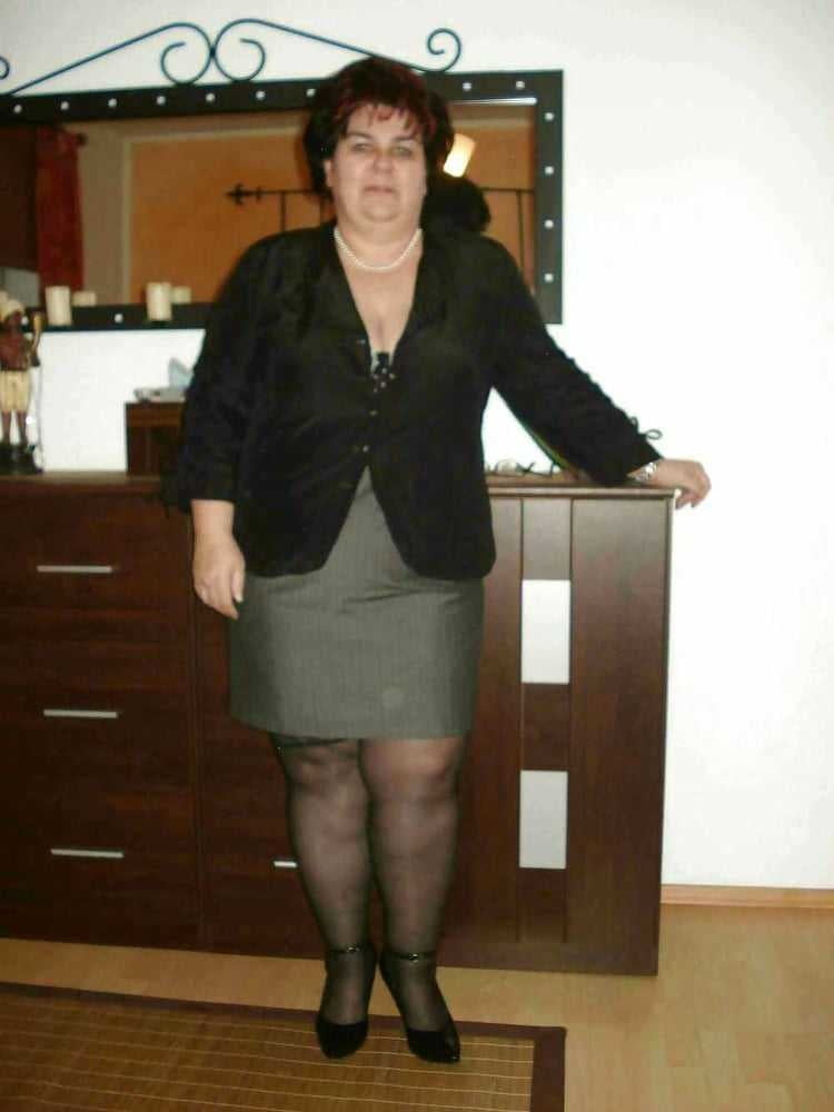 Bbw in drees and pantyhose #81374145