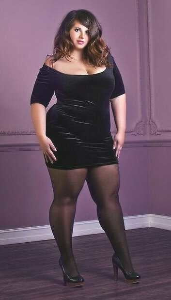 Bbw in drees and pantyhose #81374322