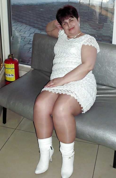 Bbw in drees and pantyhose #81374394