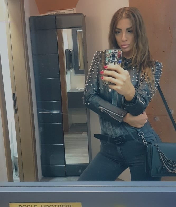 Serbian hot skinny whore girl beautiful ass Jelena Jeknic #95865196